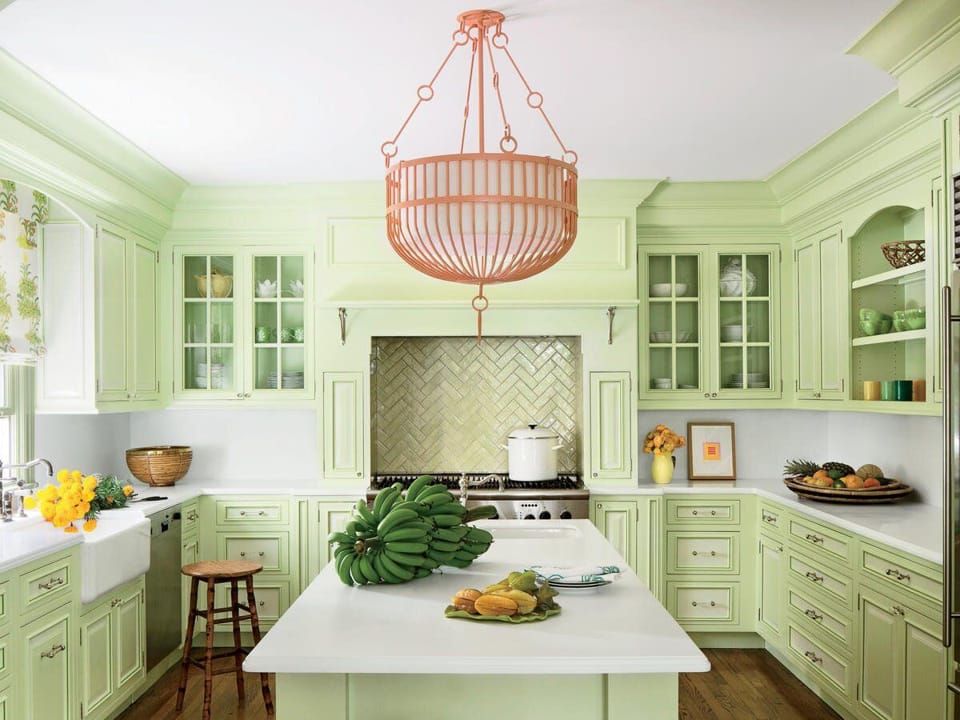 warna cat dapur hijau alpukat