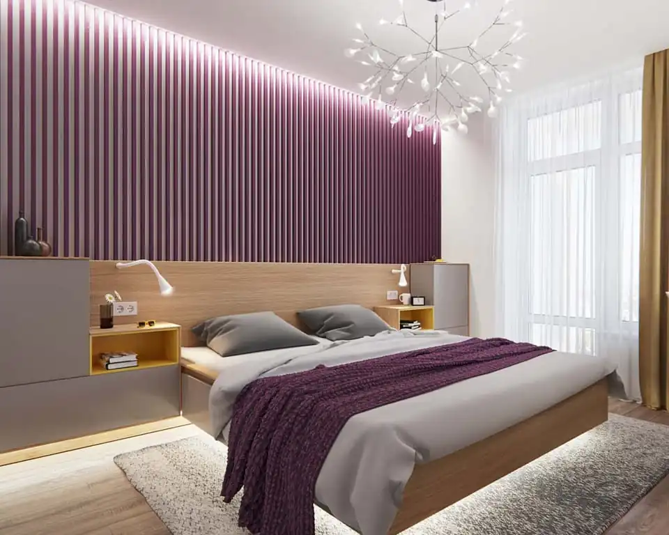 Dekorasi Kamar Warna Ungu Yang Dapat Membuat Kamu Tidur Nyenyak