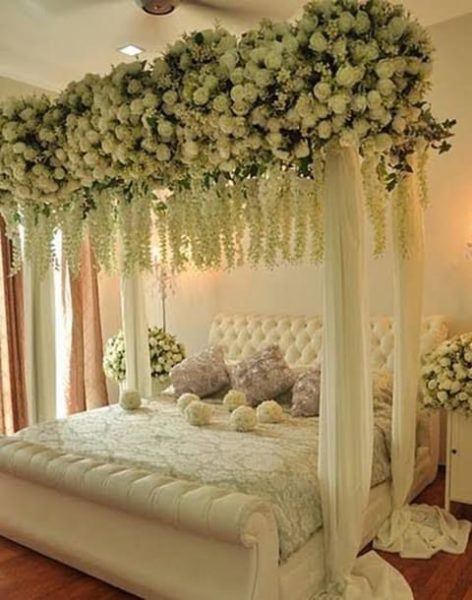 dekorasi kamar pengantin mewah
