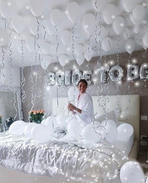dekorasi kamar pengantin putih