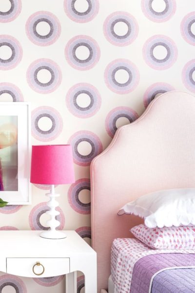 dekorasi kamar simple warna pink