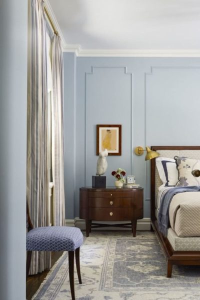 dekorasi kamar warna biru minimalis