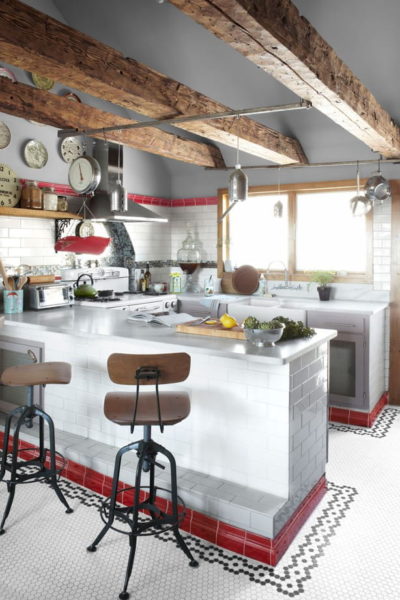 warna dapur abu-abu modern
