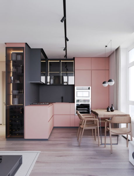 warna dapur pink