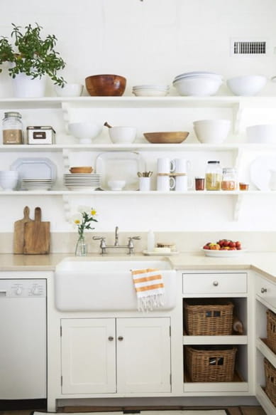 warna dapur putih minimalis