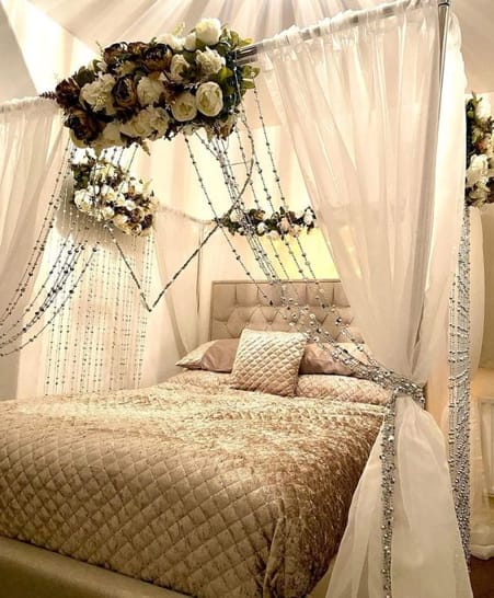 dekor kamar pengantin muslim