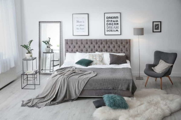 dekorasi kamar tidur sempit remaja sederhana hitam