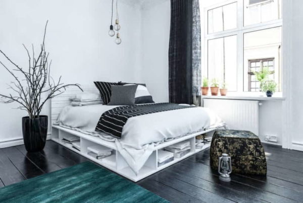 dekorasi kamar tidur sempit remaja sederhana modern