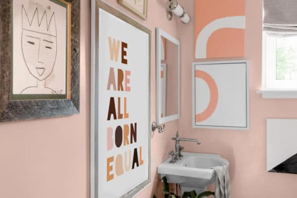 desain kamar mandi ukuran 1x1 pink