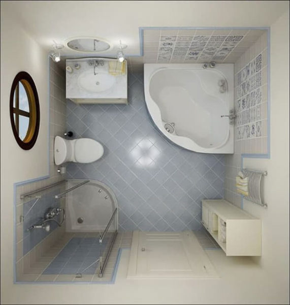 desain kamar mandi ukuran 2x1 meter modern