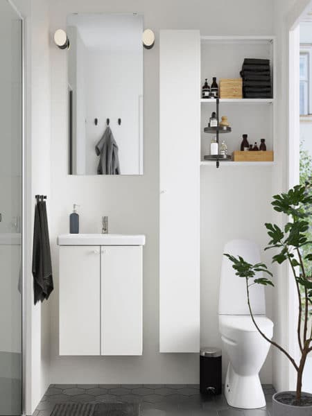 kamar mandi aesthetic minimalis