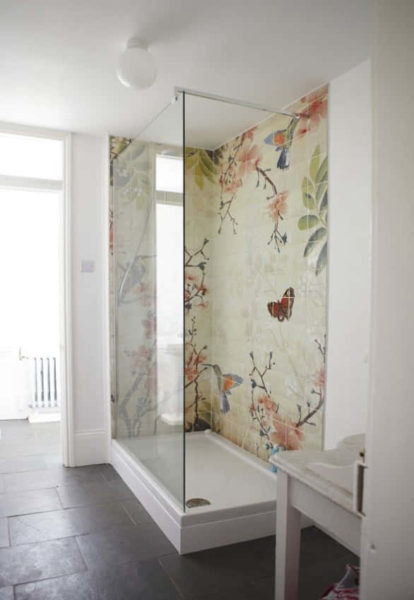 keramik dinding kamar mandi motif bunga terbaik