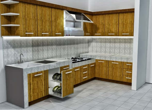 renovasi dapur rumah subsidi type 30 60 hpl