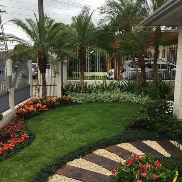 banner cara membuat taman kecil di depan rumah