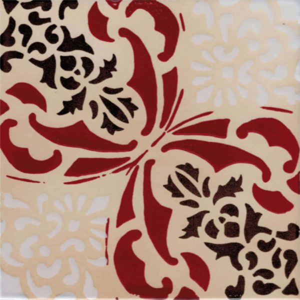 keramik lantai motif bunga kasar tidak licin