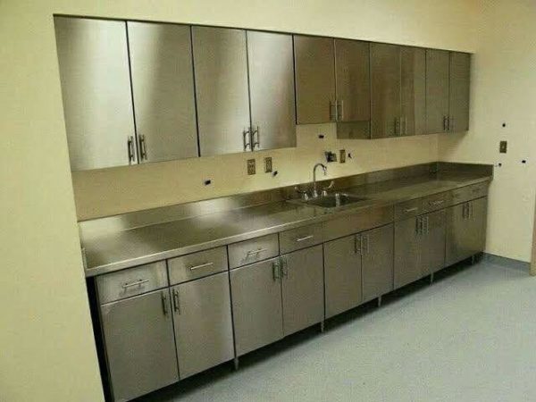 kitchen set stainless minimalis