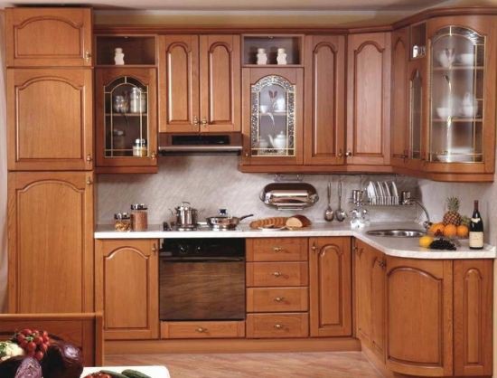 model kitchen set kayu jati minimalis