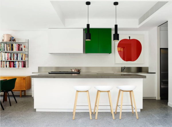 kitchen set tampilan modern dari stainless