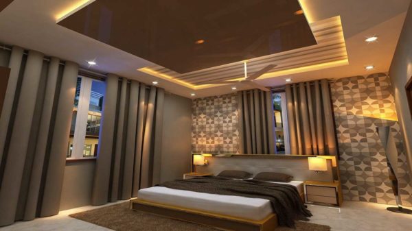 plafon pvc kamar tidur modern