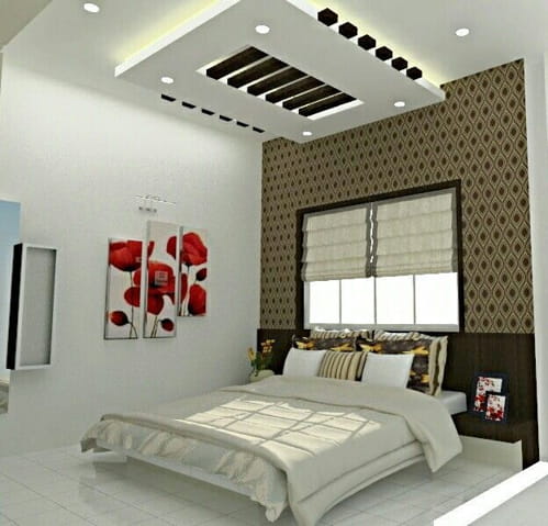 Model plafon pvc kamar tidur terbaru