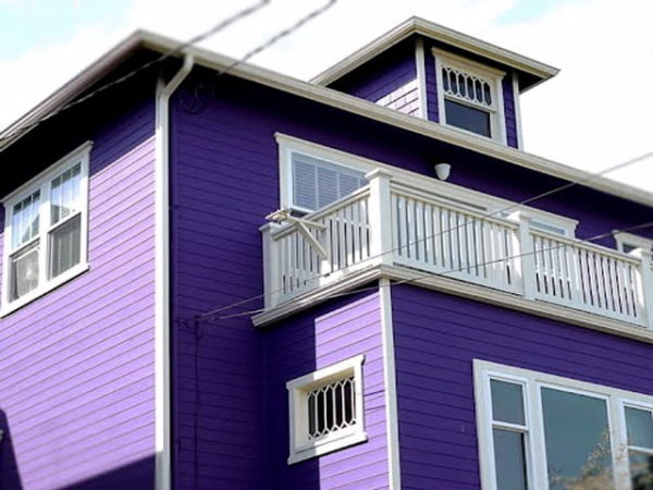 warna cat rumah ungu lavender
