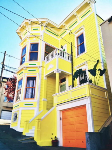 warna cat rumah yang bagus - kuning