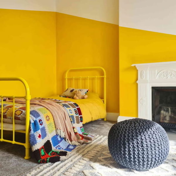 warna cat tembok kamar - kuning mentari