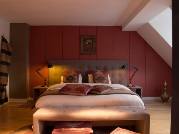 banner warna cat kamar tidur romantis