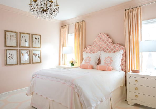 warna cat kamar tidur yang menenangkan - peach