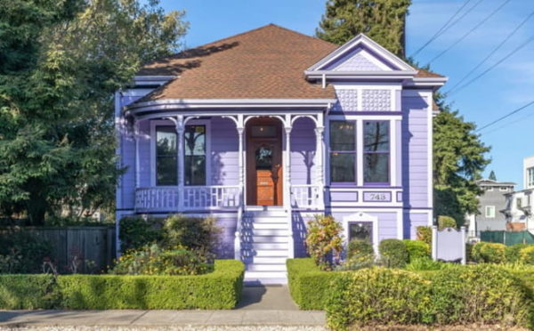 warna cat rumah yang cantik terkini - ungu