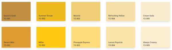 warna cat tembok avitex - warna dasar kuning