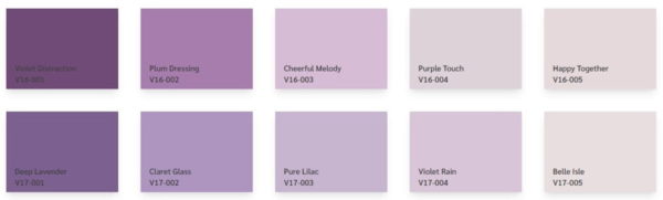 warna cat tembok avitex - warna dasar ungu