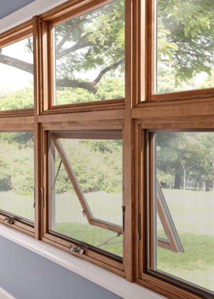 model jendela kayu awning