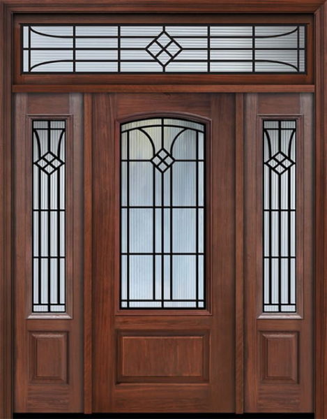 model kusen pintu dan jendela minimalis warna cokelat