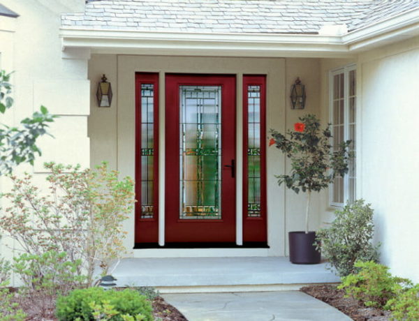 warna cat kusen jendela dan pintu yang bagus - merah