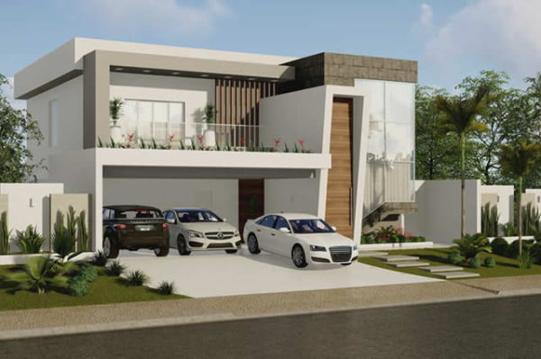 cor dak model dak teras rumah minimalis modern dengan carport