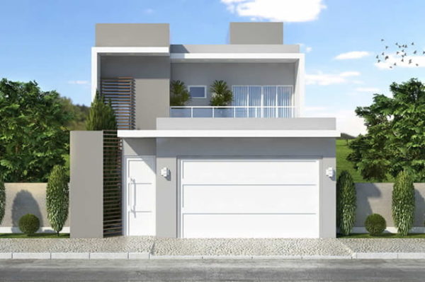 cor dak model dak teras rumah minimalis modern di bangunan type 36