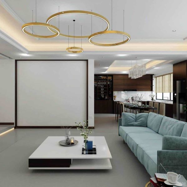 desain ruang tamu minimalis menggunakan drop ceiling