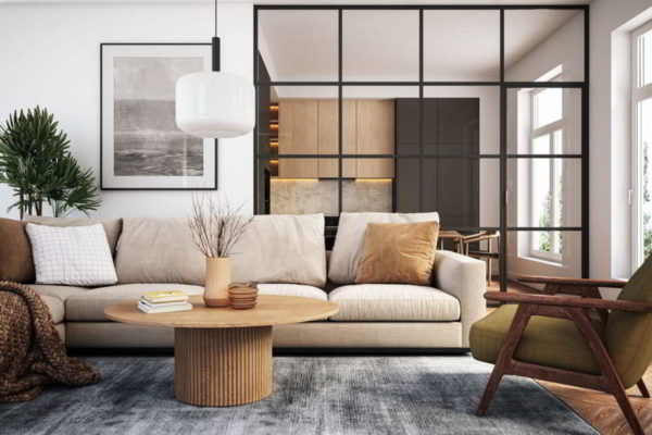 gunakan sofa dengan 3 hingga 4 seat agar lebih nyaman - ruang tamu modern